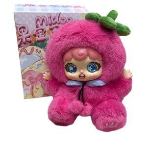 Midoo series Pink Plush Doll Pendant
